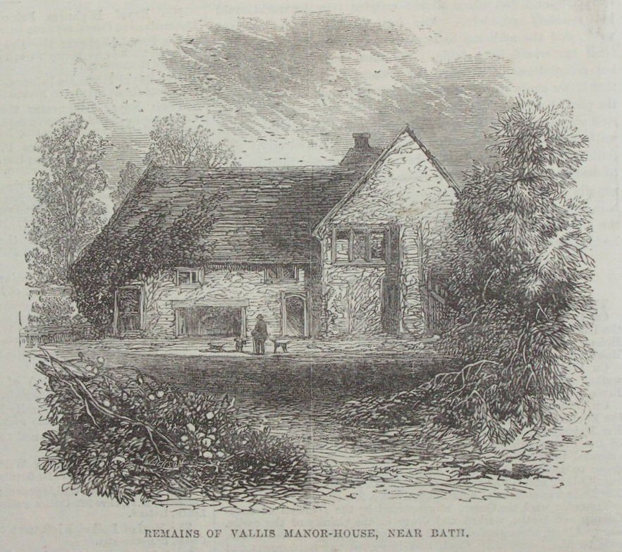 Wood - Remains of Vallis Manor-House, near Bath.